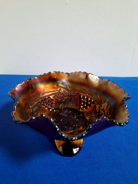 Skål vintage Carnival glas